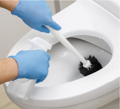 トイレ清掃
