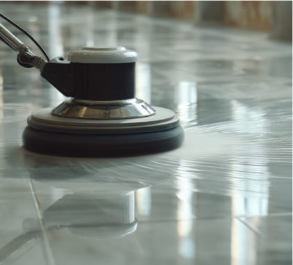 Ｐタイルの洗浄ワックス